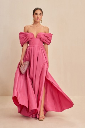 Cult Gaia Aviva Gown Mekko Pinkki | ZOWD06152