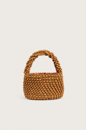 Cult Gaia Cora Mini Tote Ruskea | IYPO47089