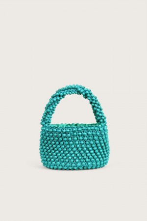 Cult Gaia Cora Mini Tote Turkoosi | SPGT82073