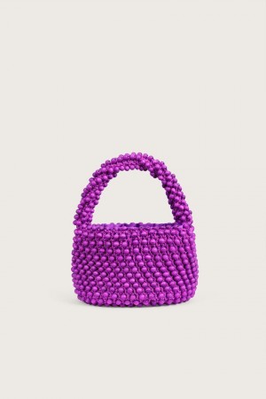 Cult Gaia Cora Mini Tote Violetit | YXTF37290