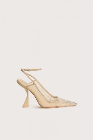 Cult Gaia Diya Sling Back Sandaalit Beige | KZSB63075