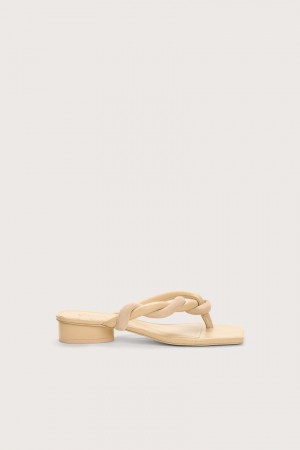 Cult Gaia Elm Sandaalit Beige | IYFR47512