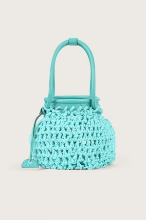 Cult Gaia Enya Tote Turkoosi | HTMD95462