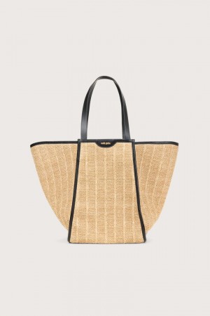 Cult Gaia Sadie Tote Beige | XDAJ63158