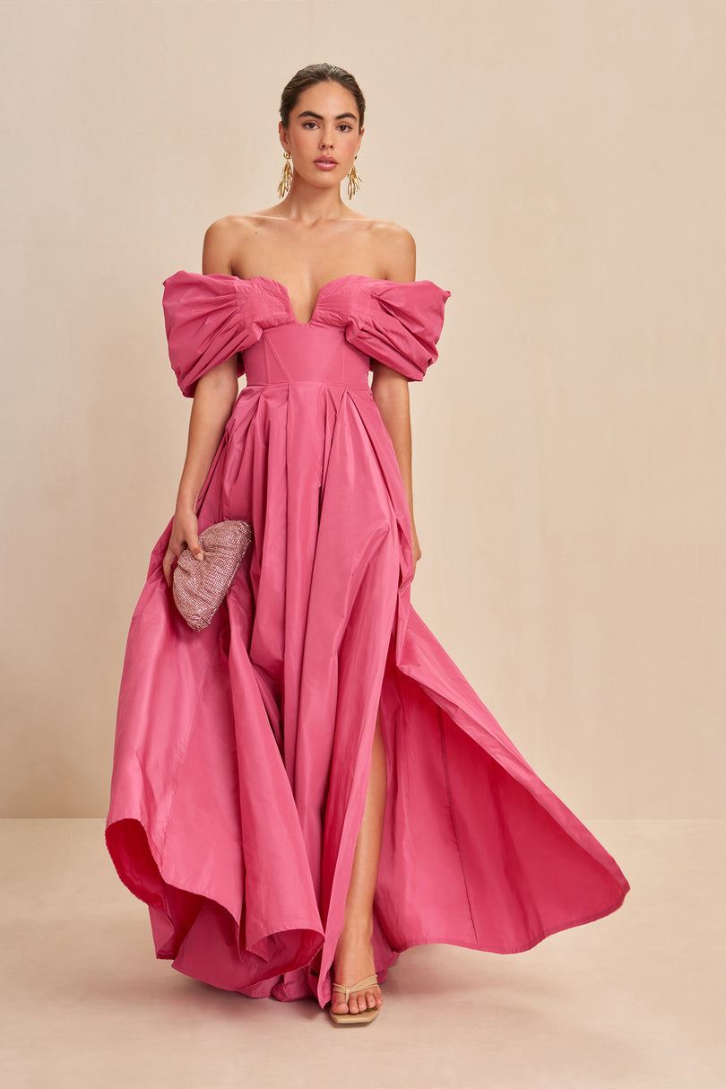 Cult Gaia Aviva Gown Mekko Pinkki | ZOWD06152