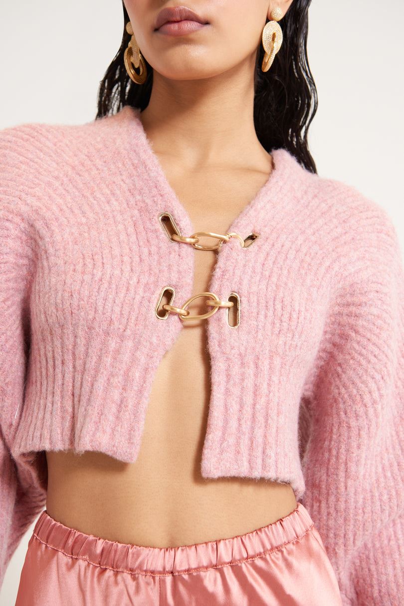 Cult Gaia Casella Knit Neuletakki Pinkki | ERGJ16028