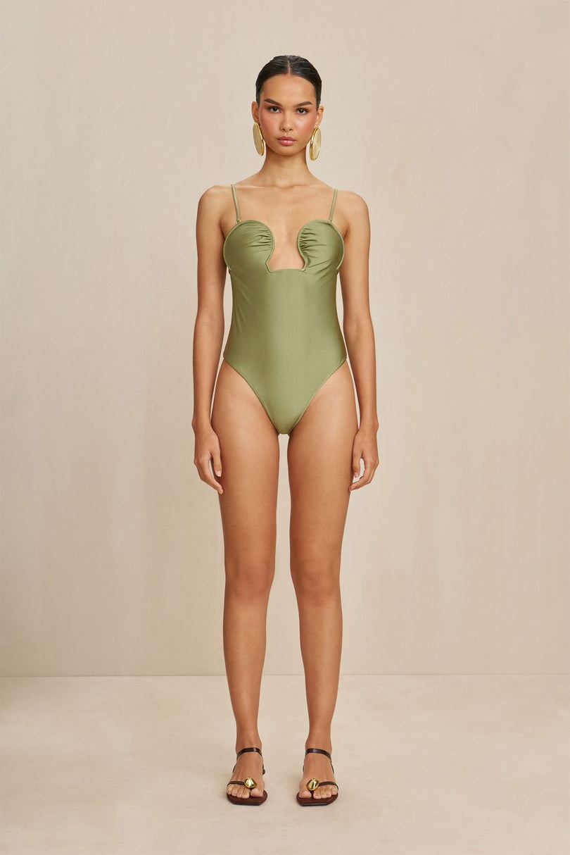 Cult Gaia Celia One Piece Body Vihreä | WCAP32695