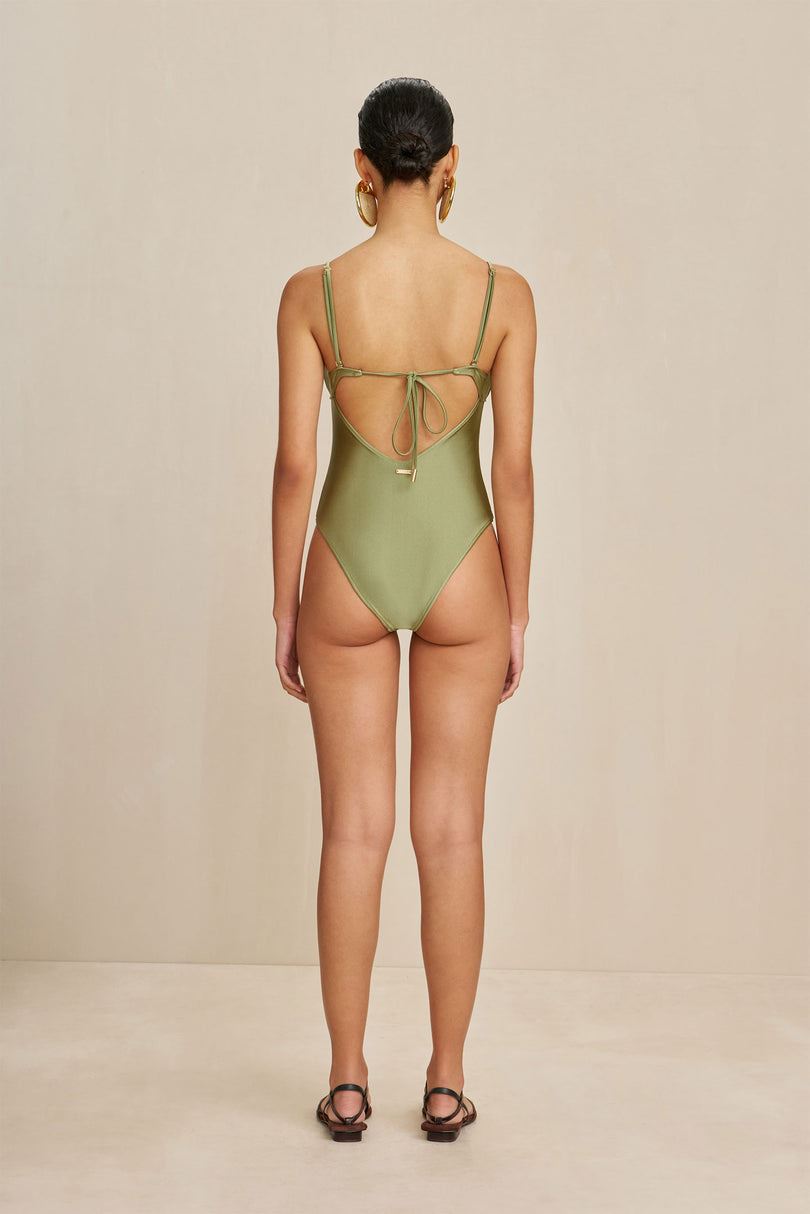 Cult Gaia Celia One Piece Body Vihreä | WCAP32695