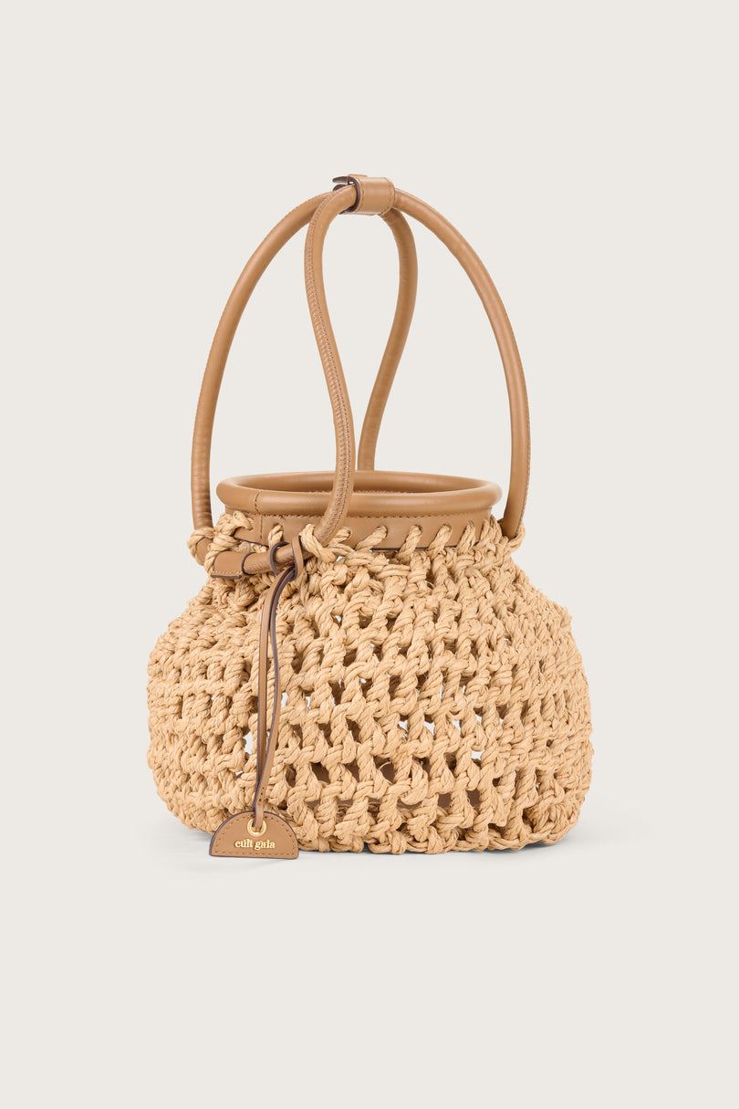 Cult Gaia Enya Tote Beige | XJVK71894