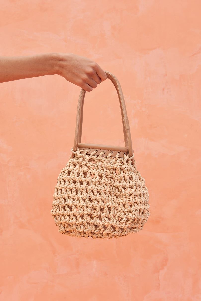 Cult Gaia Enya Tote Beige | XJVK71894