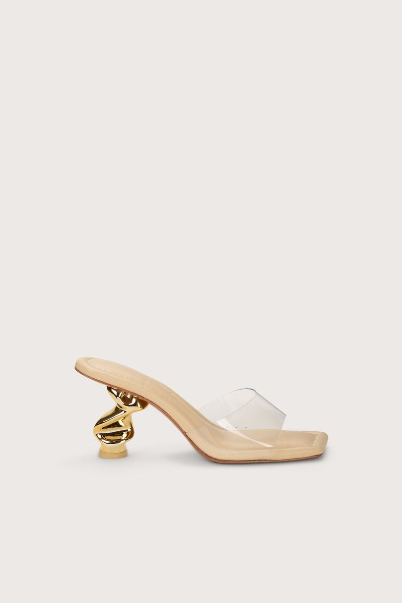 Cult Gaia Scrunch Sandaalit Beige | GKAX28371