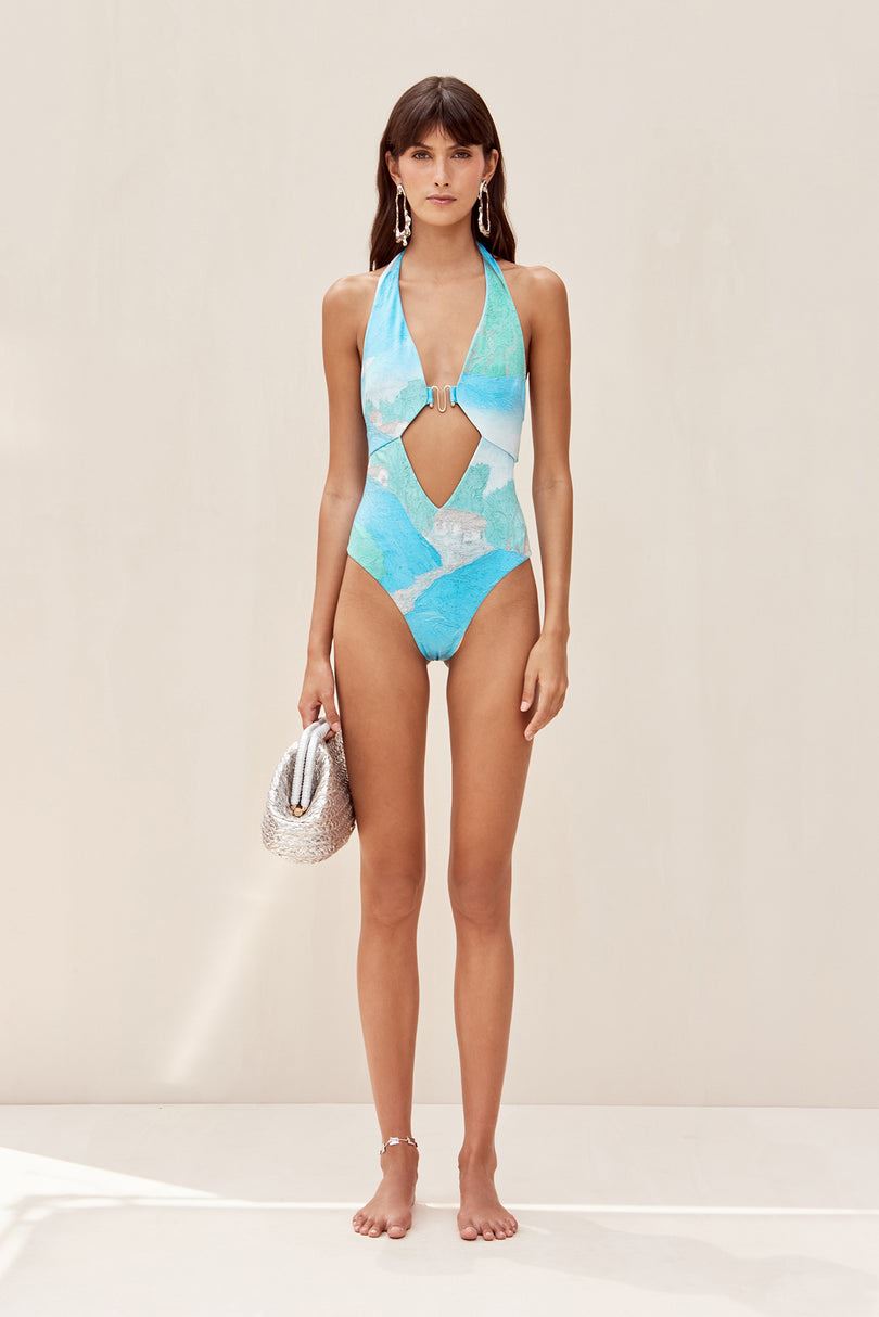 Cult Gaia Suy One Piece Body Turkoosi | PKMA84172